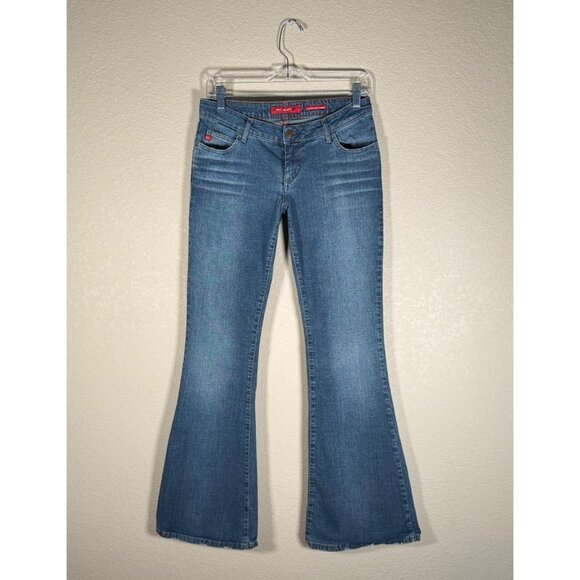 Miss Sixty Denim - Miss Sixty Jeans Vintage Y2K 
Extra Low Tommy Flare Size 31 Dark Wash